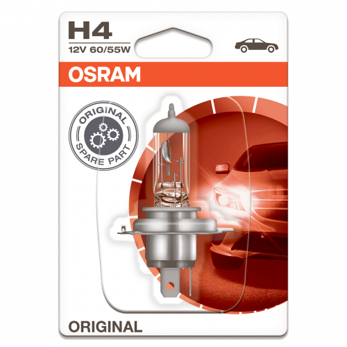 H4 OSRAM Original 12V 60/55W 472 Halogen Bulb