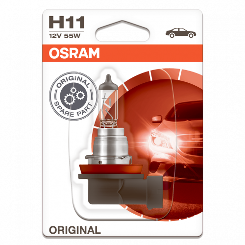 H11 OSRAM Original 12V 55W Halogen Bulb