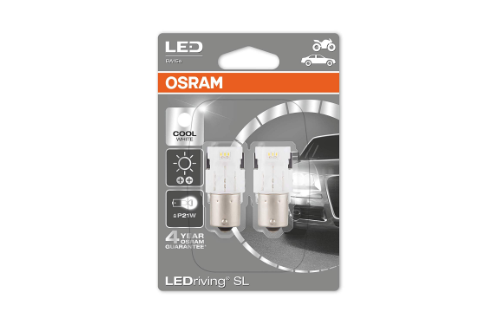 382 Osram LEDriving SL P21W LED's in 6000K Cool White (Pair)
