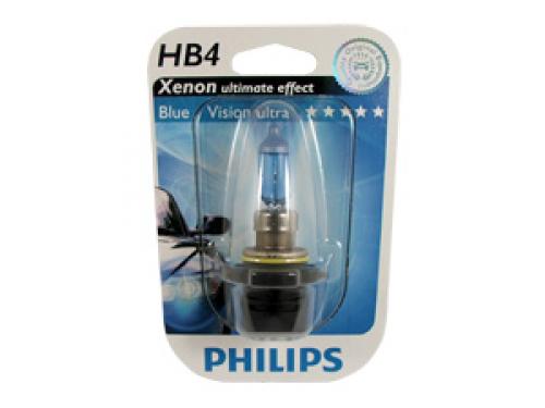 HB4 Philips Blue Vision 12V 51W 9006 Halogen Bulbs (Pair)