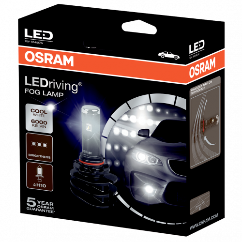 OSRAM LEDriving H10 12V 6000K Fog Light (Pair)