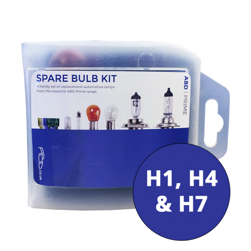 H1 - H4 - H7 ABD Prime Universal Spare Bulb Kit