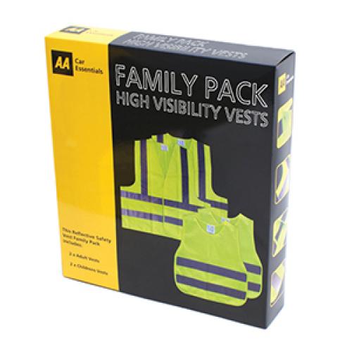 AA Family High Visibility Vest Pack