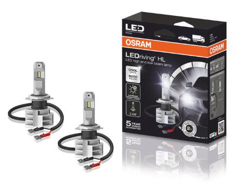 H7 OSRAM LEDriving HL 12V/24V Headlight Bulbs (Pair)