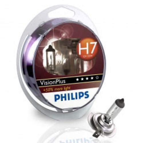 H7 Philips Vision Plus bulbs (pair)