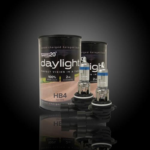HB4 Twenty20 Daylight +100% 12V 51W 9006 Halogen Bulbs (Pair)