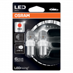 382 Osram Long Life LED Retrofit Red 12V P21W Bayonet Bulb