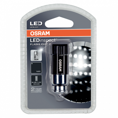 Osram LED Inspect Flashlight Cigarette Lighter Torch