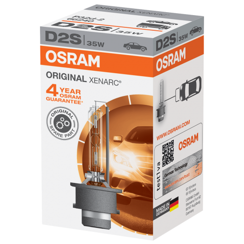 D2S OSRAM Original Xenarc Standard Replacement 12V 35W 4300K Xenon HID Bulb