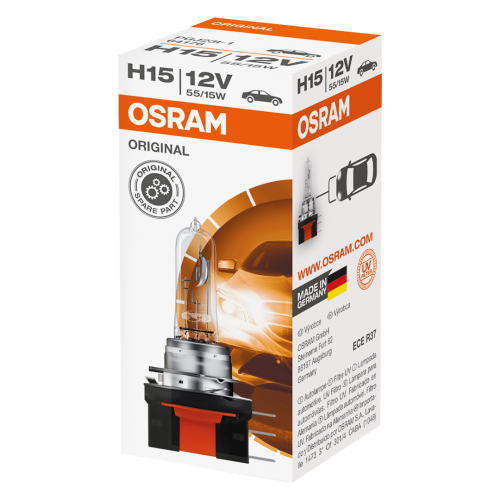 H15 Osram Standard Replacement 12V 55/15W Halogen Bulb