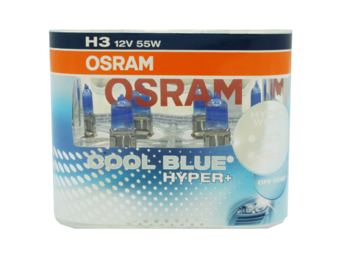 H3 OSRAM Cool Blue Hyper+ 12V 55W 453 Halogen Bulbs (Pair)