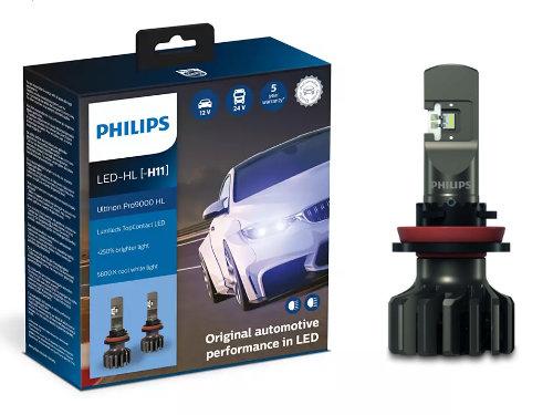 H11 Philips Ultinon Pro9000 LED Headlights (Pair) - Opened Packaging