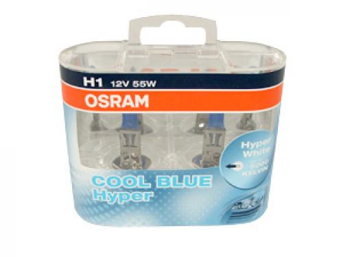 H1 OSRAM Cool Blue Hyper 12V 55W 448 Halogen Bulbs (Pair)