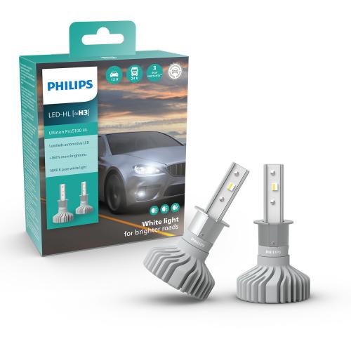H3 Philips Ultinon Pro5100 LED Foglights