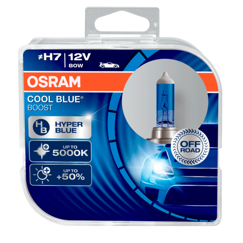 H7 OSRAM Cool Blue Boost 12V 80W 477 Halogen Bulbs (Pair)