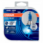 H9 OSRAM Cool Blue Boost 12V 75W Halogen Bulbs (Pair)