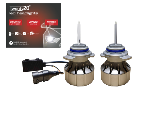 HIR2 / 9012 Twenty20 Precision LED 12V Headlight Bulbs (Pair)