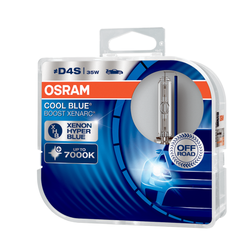 D4S OSRAM Cool Blue Boost Xenarc 35W 7000K Xenon HID Bulbs (Pair)