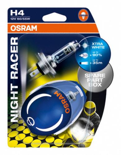 H4 OSRAM Night Racer Plus 90% Bulb