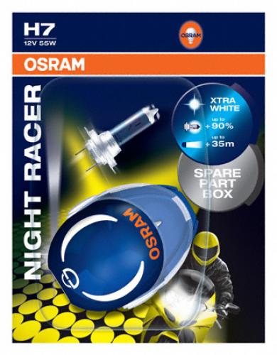 H7 OSRAM Night Racer Plus 90% Bulb