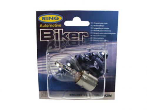 395 Ring Motorbike Replacement 12V 35/35W PX15D Bayonet Bulb