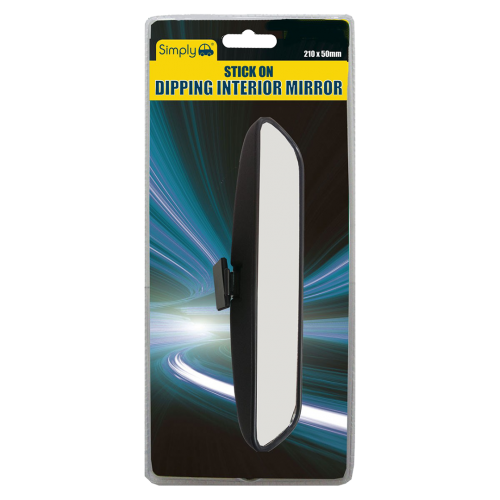 Stick On Dipping Rear View Interior Mirror