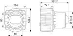 HELLA 015 318-021 LED/DE/Asymmetric-Insert, headlight - 90mm Essential L4565 - 12/24V