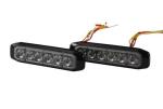 HELLA 014 562-901 LED-Strobe-type Beacon - BST-Slim - 12/24V - White