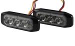 HELLA 014 563-901 LED-Strobe-type Beacon - BST-Slim - 12/24V - White