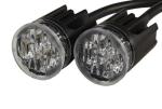 HELLA 014 564-011 LED-Strobe-type Beacon - BST-Round - 12/24V - Blue/yellow