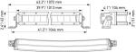 HELLA 358 196-521 LED-Spotlight - Black Magic Tough Lightbar 40" - 12/24V - 6800lm
