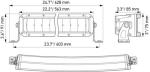 HELLA 358 196-601 LED-Spotlight - Black Magic Tough Lightbar 21.5" - 12/24V - 5880lm
