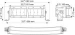 HELLA 358 196-611 LED-Spotlight - Black Magic Tough Lightbar 30" - 12/24V - 7900lm