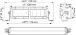 HELLA 358 196-421 LED-Spotlight - Black Magic Tough Lightbar 40" - 12/24V - 9720lm