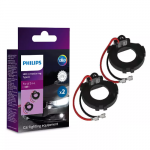 Philips H7 LED Bulb Holder - Various VW Golf Models (Pair)  - Type D Connector Ring