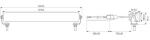 HELLA VALUEFIT 357 666-021 LED-Lightbar - LBE 2 490 - 12/24V - white/amber - 12000lm