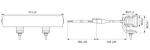 HELLA VALUEFIT 357 666-001 LED-Lightbar - LBE 2 310 - 12/24V - white/yellow (amber) - 6000lm
