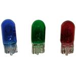 501 Coloured Red, Green and Blue 12V 5W W5W Interior Wedge Bulb