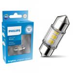 30mm Festoon White Philips Ultinon Pro6000 LED Bulbs (Single)