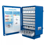 Philips Metallic Cabinet 12V Wall Dispenser With Lamp Tester