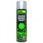 Autotek Car Alloy Wheel Spray Paint Silver 500ml 