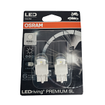 582 Osram Long Life LED Retrofit White 12V 7440 W21W Wedge Bulb