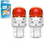 580 Amber Philips Ultinon Pro6000 LED Bulbs (Pair)-Open Packaging
