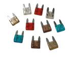 Mix pack of ten Plug-in mini blade fuses