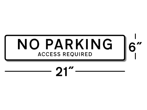 No Parking Sign