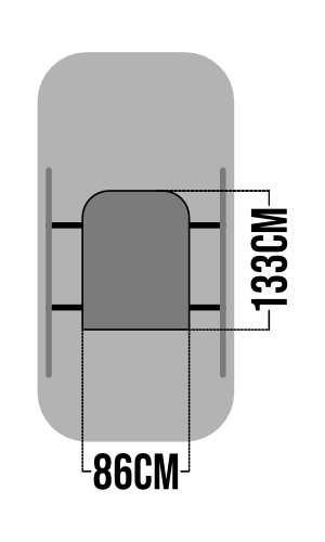 Thule Ocean 80 Roof Box dimensions